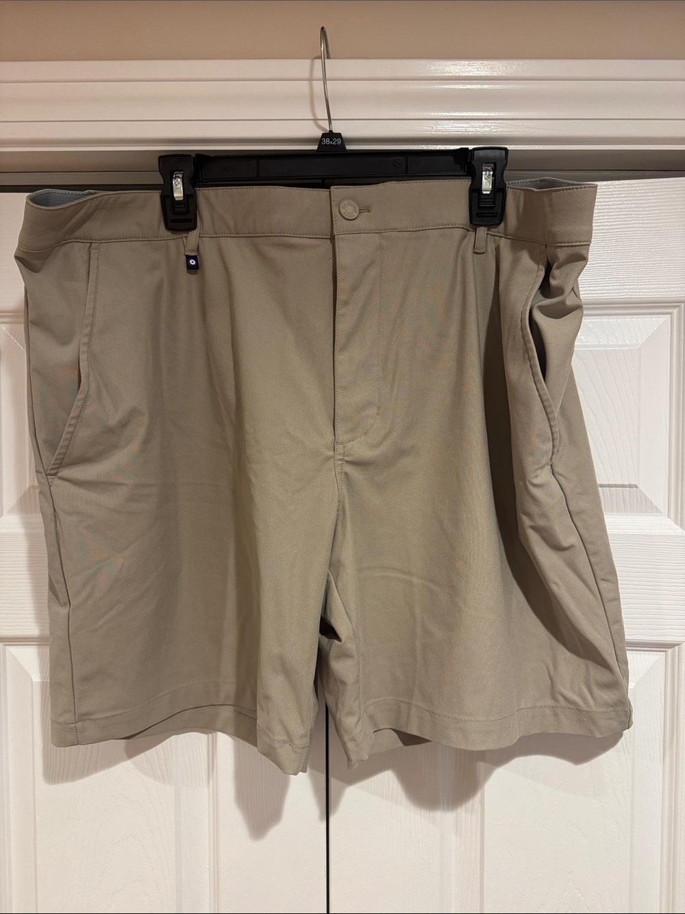 Ben Sherman Mens Tan Flat Front Shorts